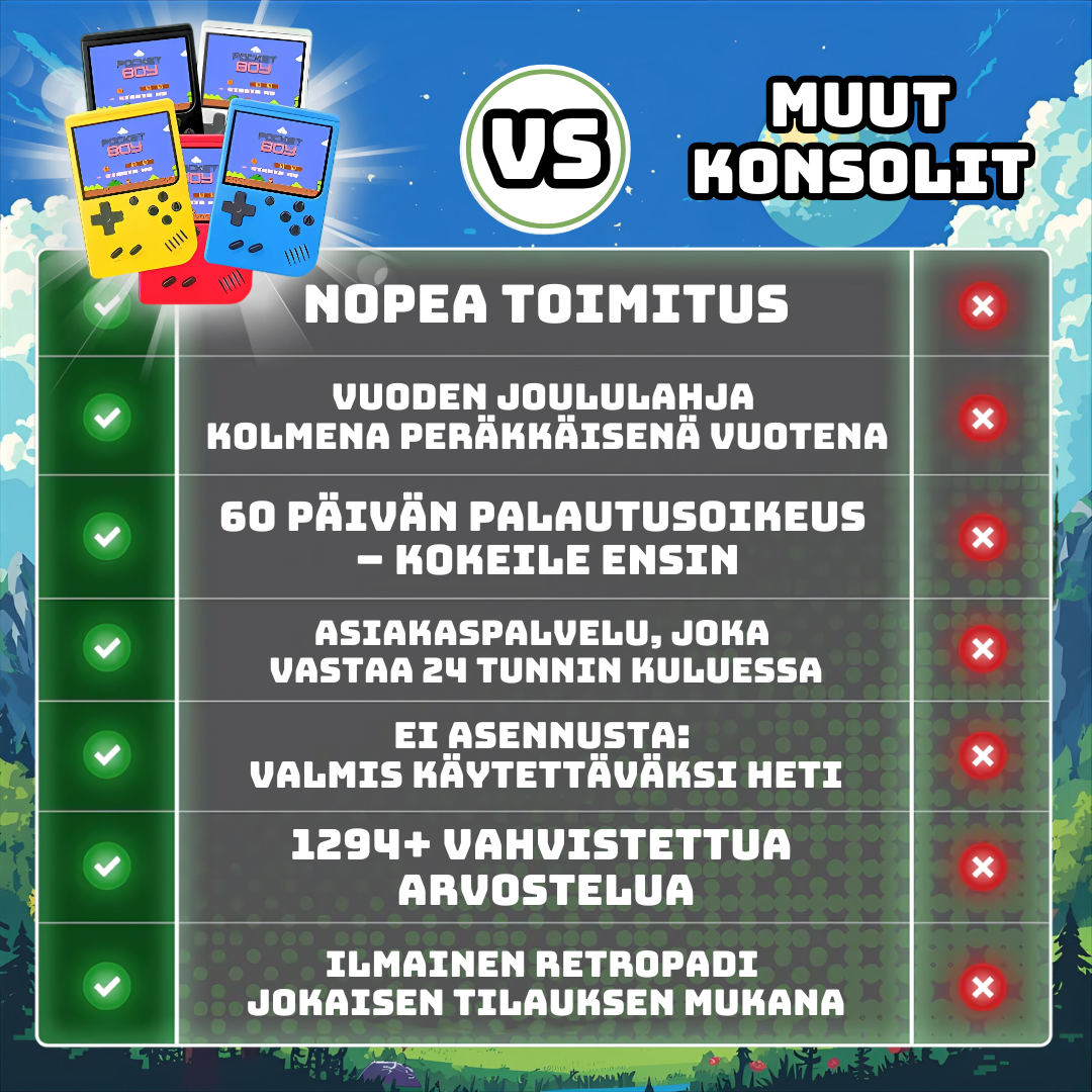 Comparision pocketboy